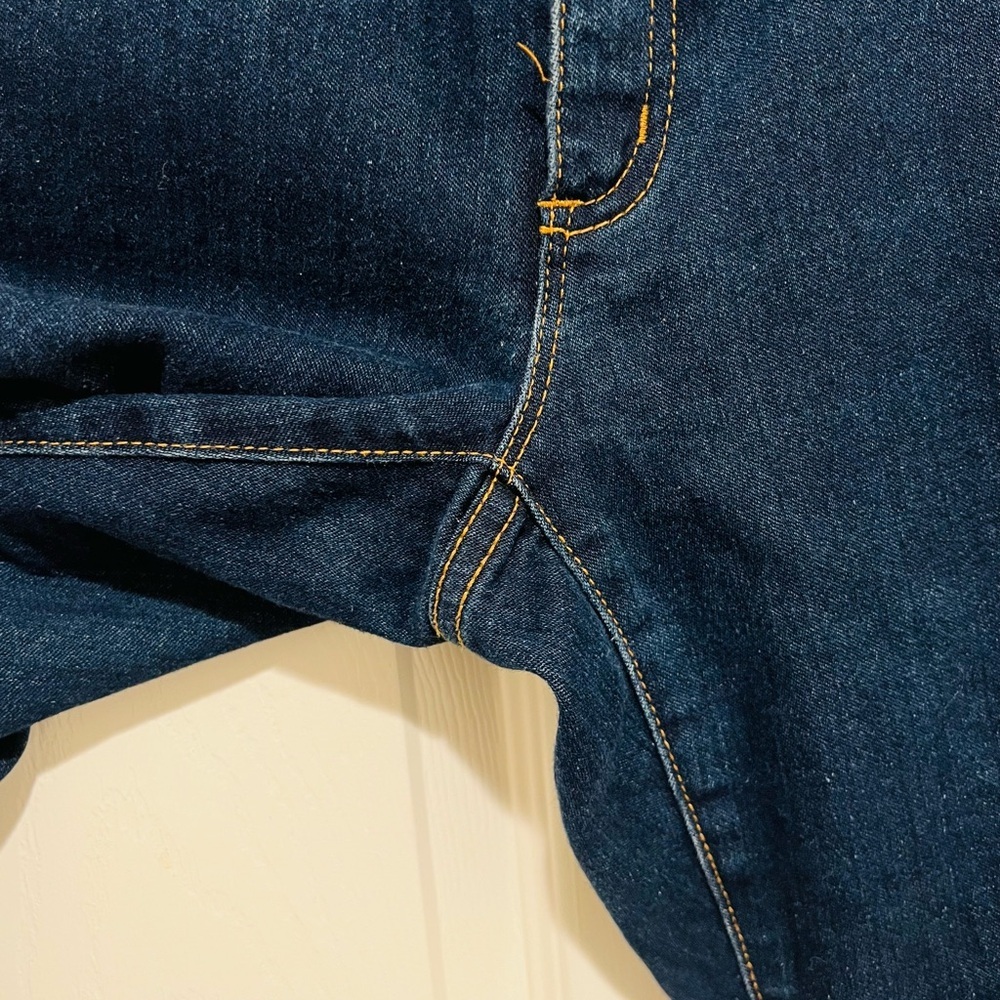 Michael Kors Skinny Jeans Womens Bleu Zip Front Pockets STRETCH Size 6 - Picture 4 of 9